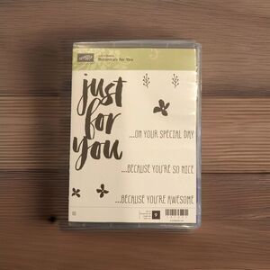 Stampin' Up! Botanicals For You 9 Pc Rubber Stamp Set Sale-A-Bration Crafting